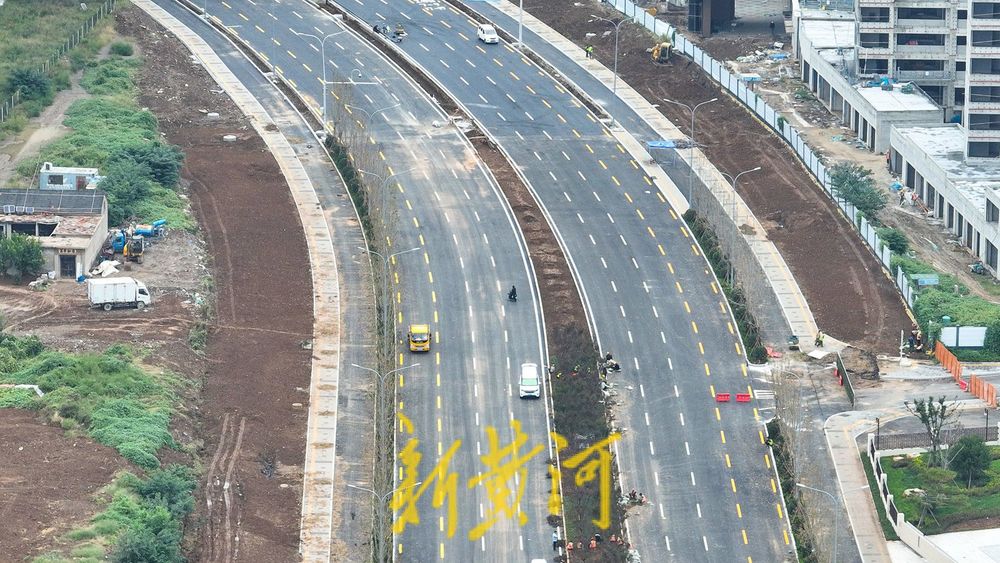 济南奥体西路北延全线“亮相”,距通车“一步之遥”