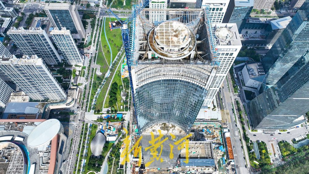 高318米、地上62层，济南CBD南大门新地标初具规模