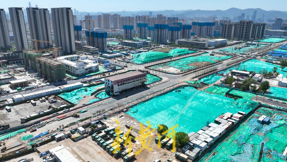 济南北湖核心区新增多条道路,片区交通路网进一步完善