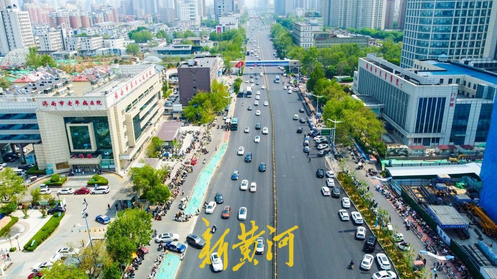 济南地铁4号线营市街站附近，平坦道路“丝滑”回归