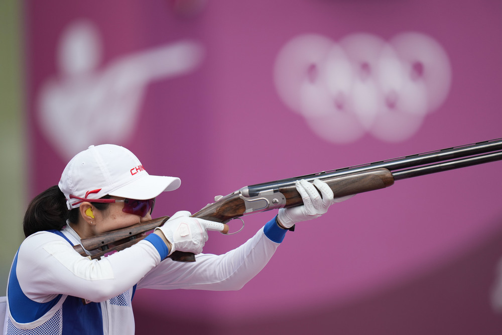 超越自我！女子双向飞碟决赛，魏萌射落铜牌 
