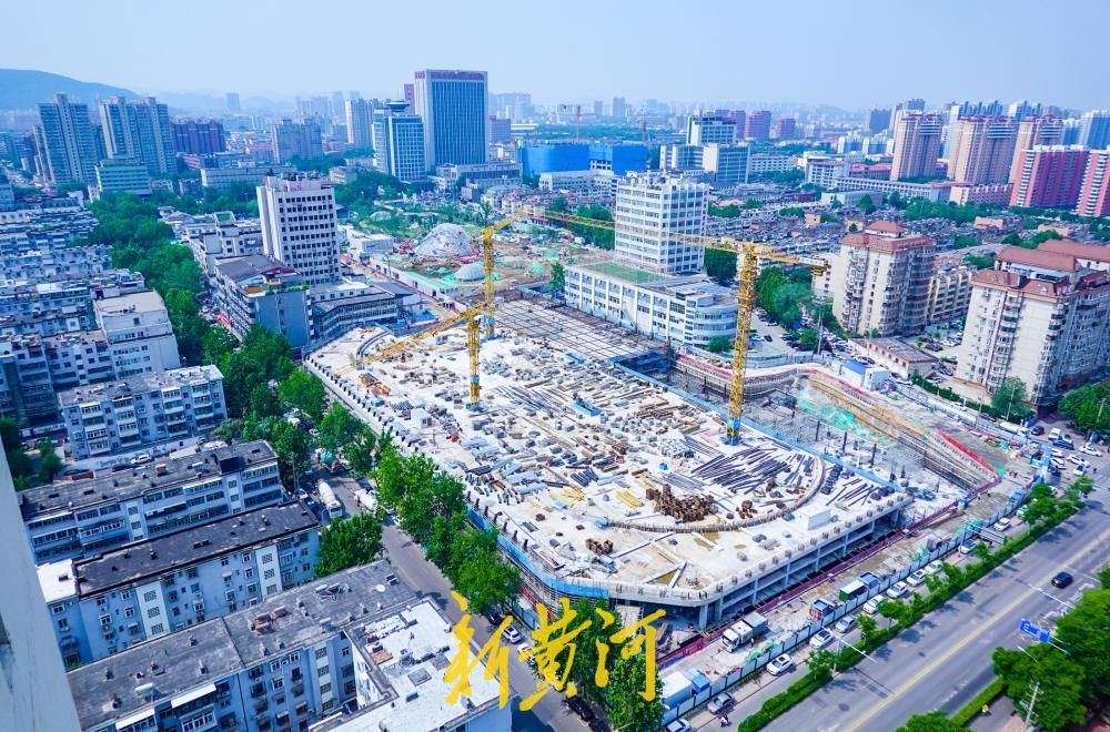 济南槐荫体育场原址正加快建设高标准全民健身中心