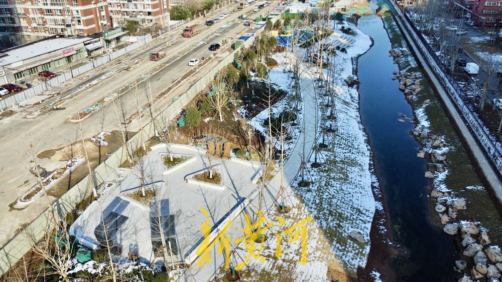 腊山河西路南延 济南生态廊道添新景