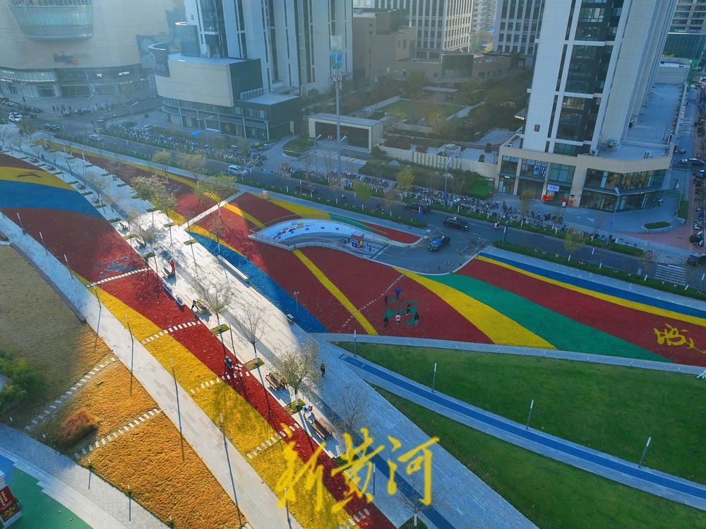 多彩花田浪漫上线，扮靓济南中央商务区