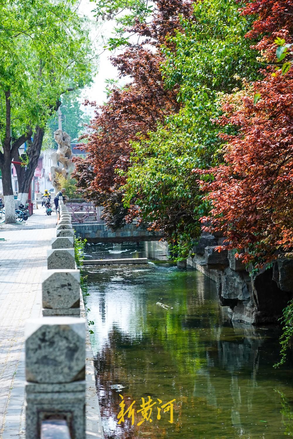 西圩子濠河倒虹吸建成 生产渠恢复碧水长流再现泉城风貌