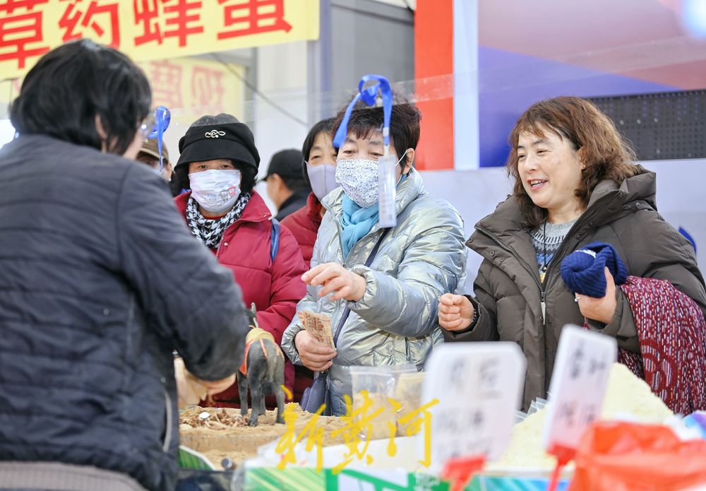 舜耕年货会上年味浓 市民热热闹闹买年货