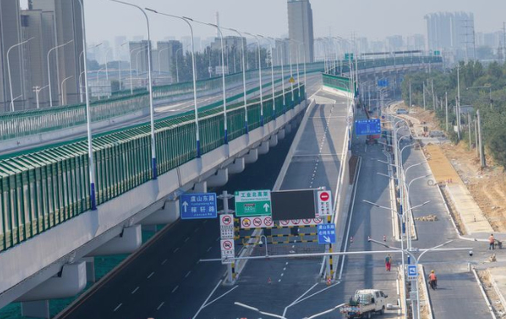 济南工业北路快速路东延项目冲刺通车