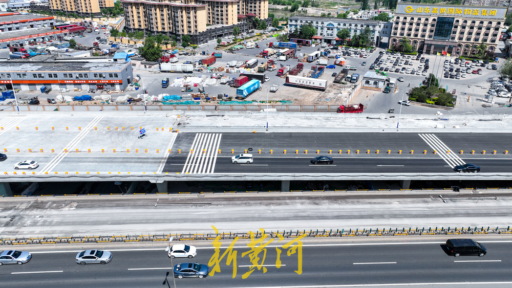 济南零点立交济广高速右幅封闭，新建匝道临时启用 