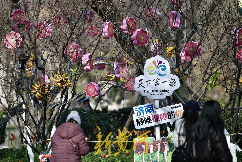 五龙潭迎春花灯启动安装，将化身梦幻光影乐园点亮泉城