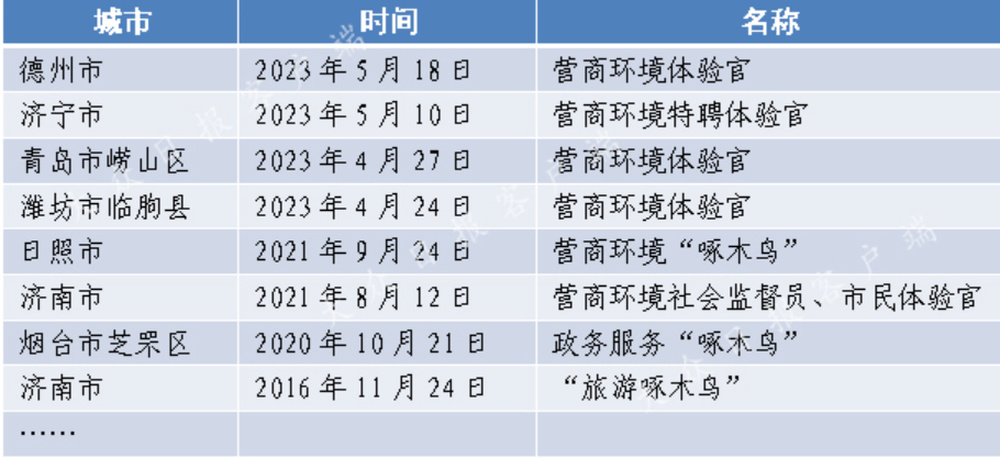 “营商环境体验官”是个什么官？山东多地竞相聘任