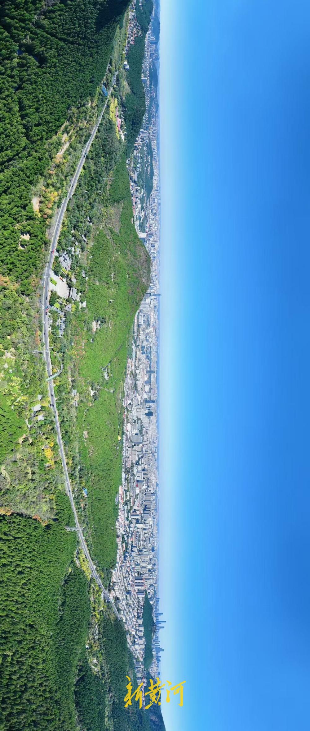 蓝天配山景！冷空气送来泉城治愈晴空