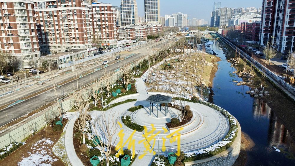 腊山河西路南延 济南生态廊道添新景