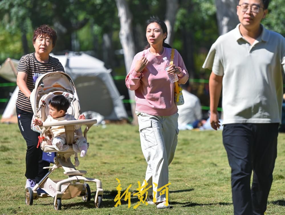 市民公园露营，乐享秋日暖阳