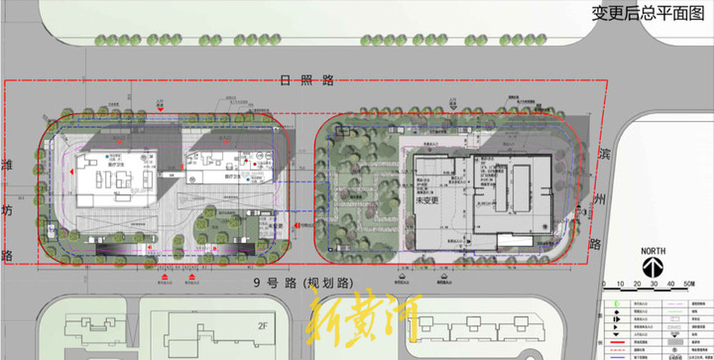 济南西客站片区医疗升级,两栋百米高层改造为三甲医院分院