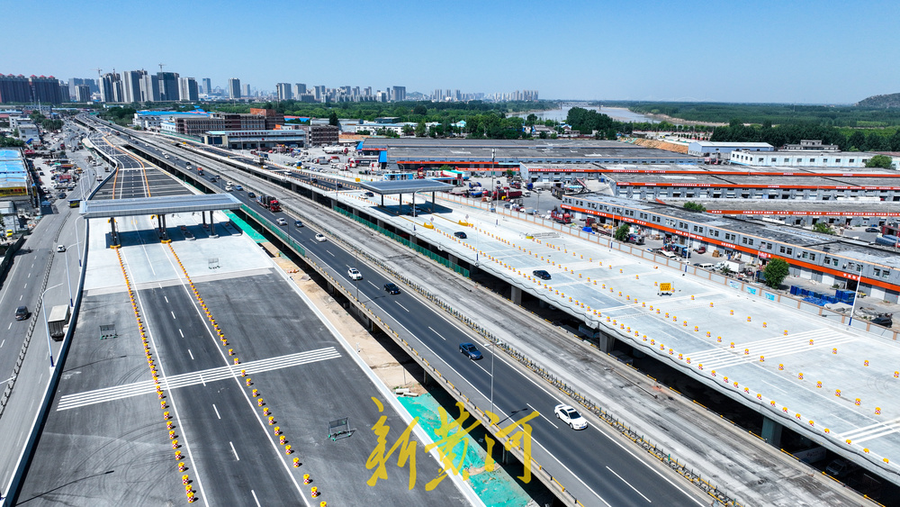 济南零点立交济广高速右幅封闭，新建匝道临时启用 