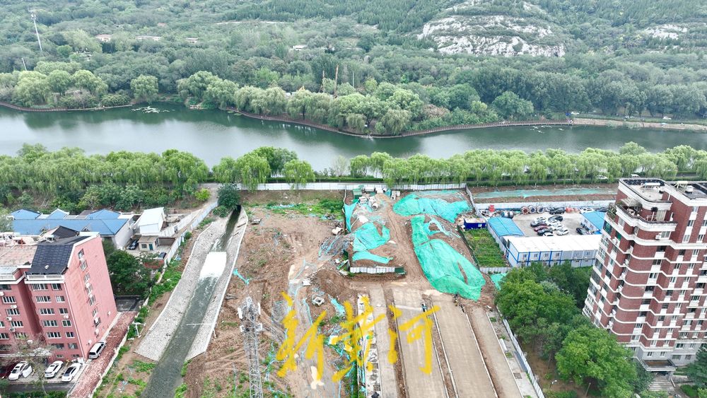 腊山河西路南延初见成效，连通安澜北路与经十路   
