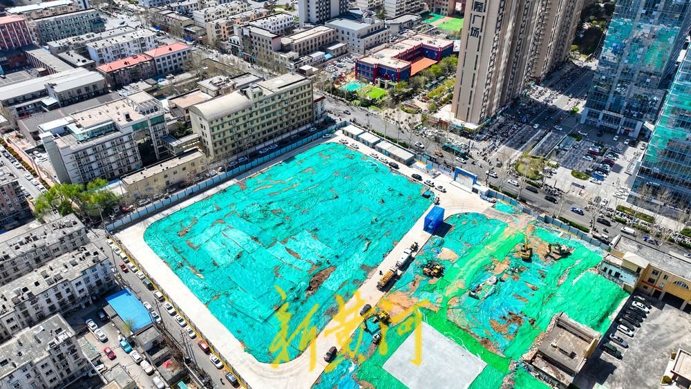 洪楼广场城市更新实施一周年 三地块同时建设新商业