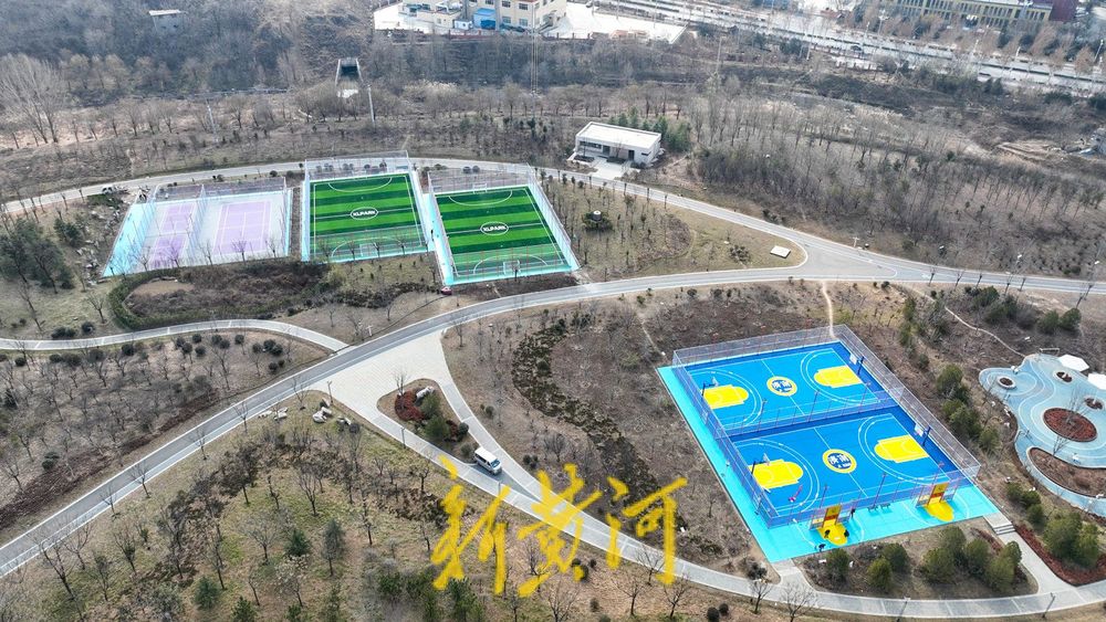 兴隆公园运动场地初具规模 打造济南城市运动新地标