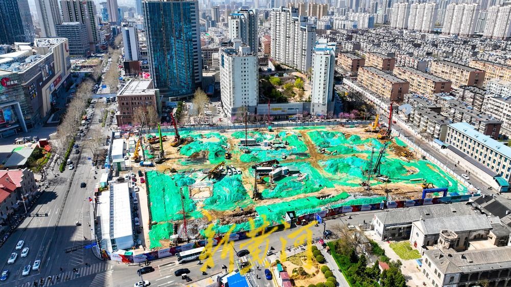洪楼广场城市更新实施一周年 三地块同时建设新商业