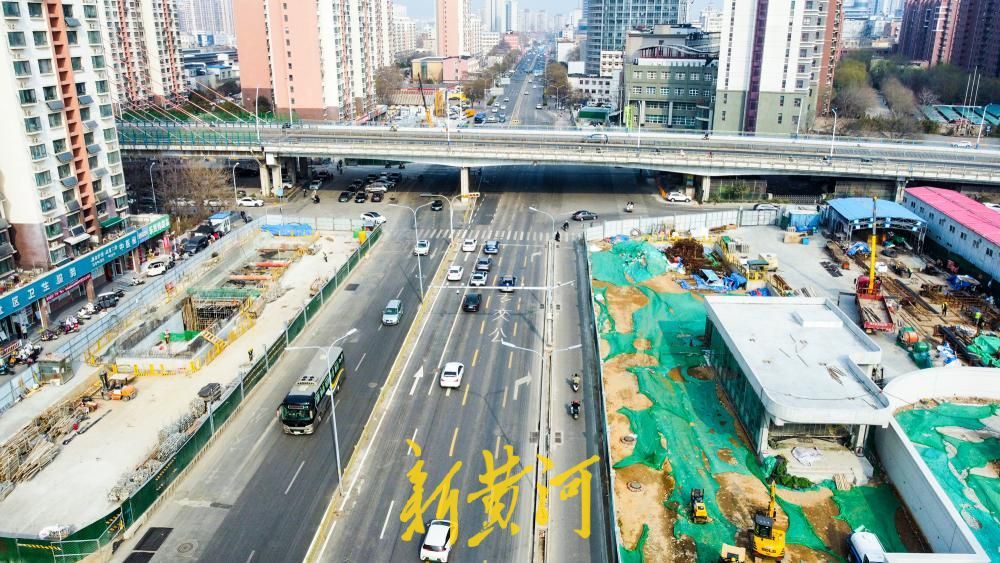 项目强省会｜济南地铁6号线经一纬六路站出入口露出地面