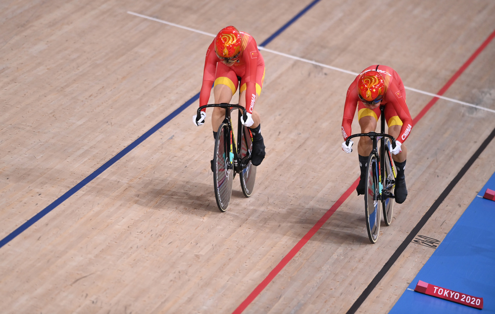 第28金！ 场地自行车女子团体竞速赛中国队夺冠