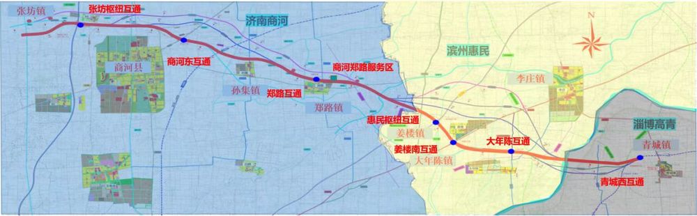 率先贯通！高青至商河高速公路商河东至张坊段顺利完成交工验收