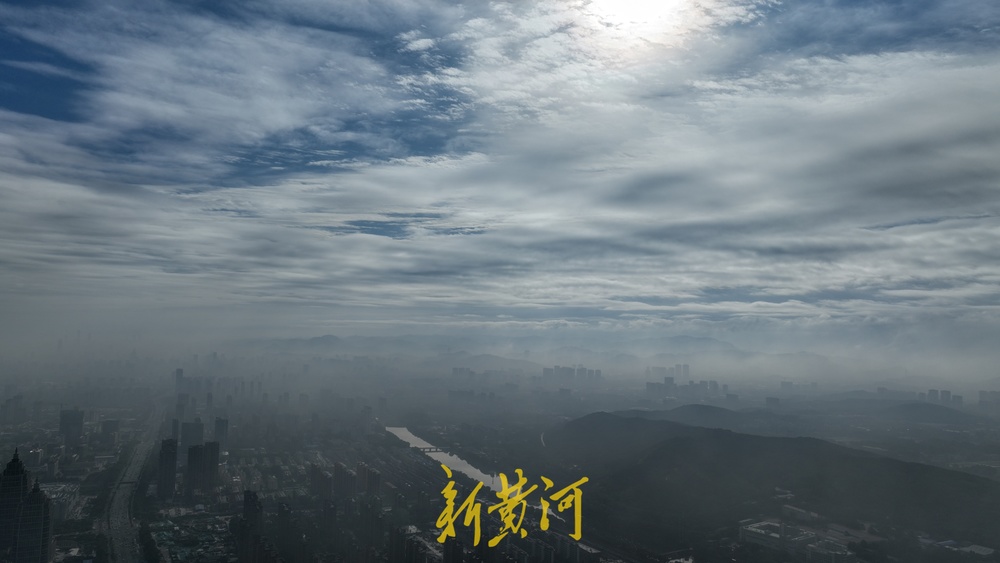 连续12天阴雨消散，济南迎来蓝天暖阳